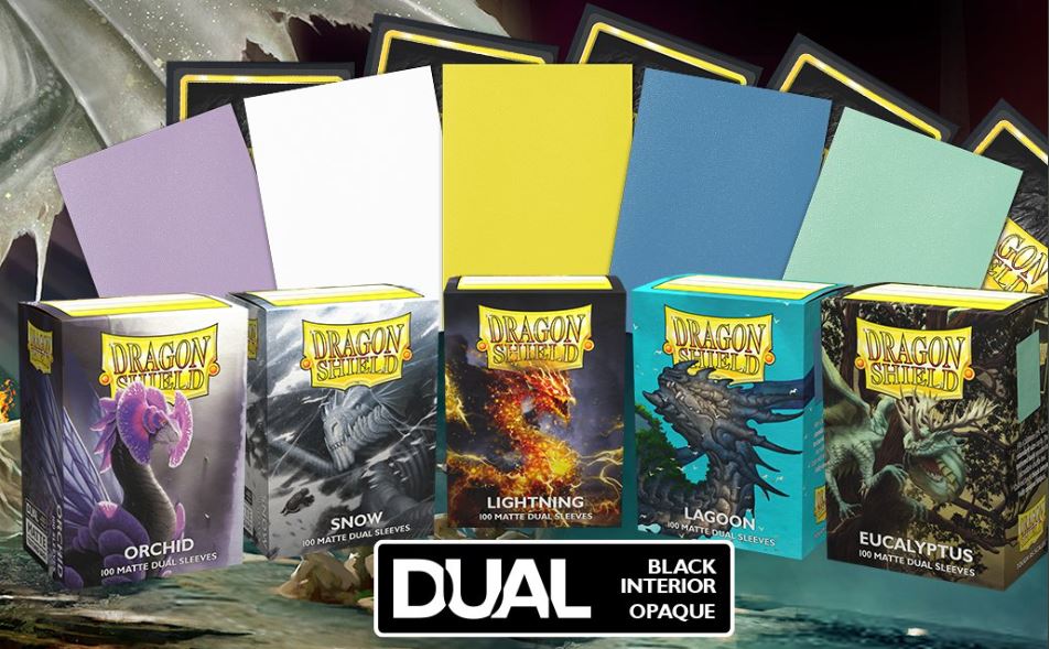 Dragon Shield Small/Japanese Size Deck Protectors - Matte Dual: Orchid- 60  lommer - Dragonshield (Yugioh) - Sleeves #AT-15141