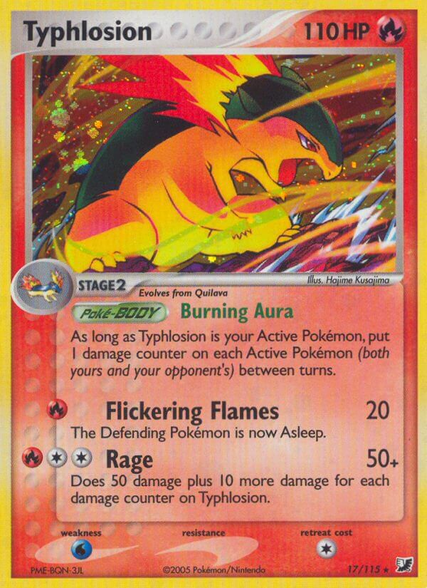 Typhlosion(17/115) (Theme Deck Exclusive) [EX: Unseen Forces]