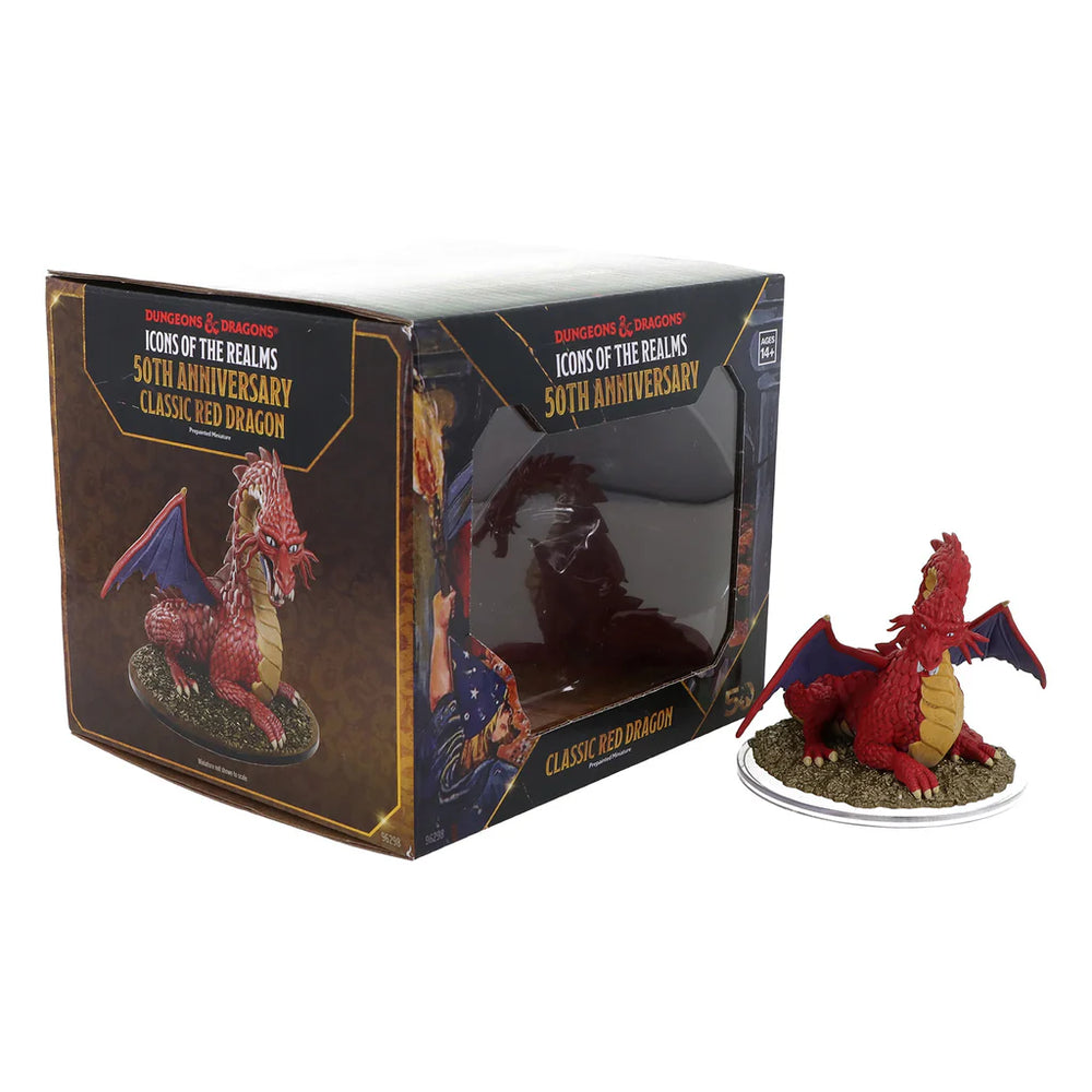 D&D Icons of the Realm: 50th Anniversary Classic Red Dragon