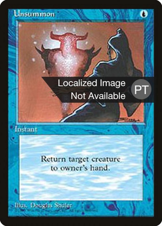 Unsummon [Fourth Edition (Foreign Black Border)]