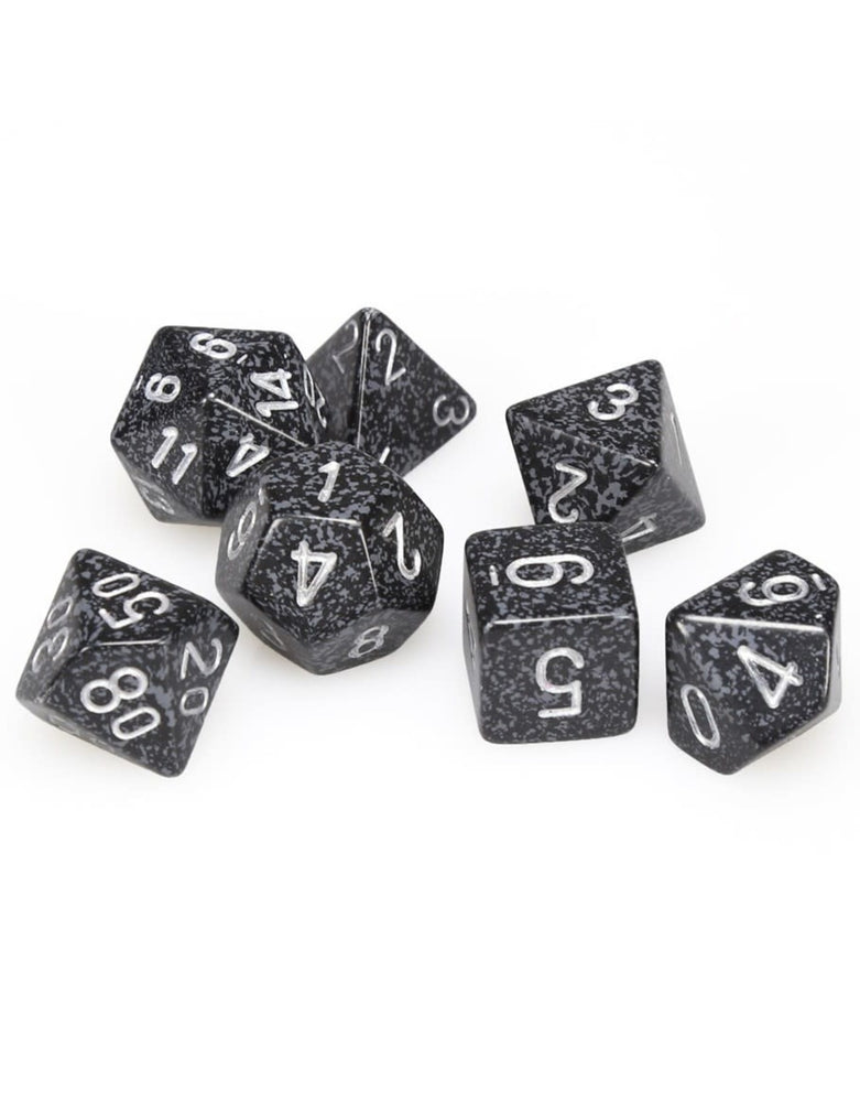 7CT SPECKLED POLY NINJA DICE SET