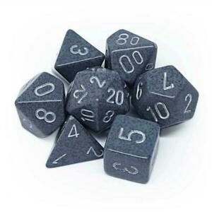 7CT SPECKLED POLY HI-TECH DICE SET