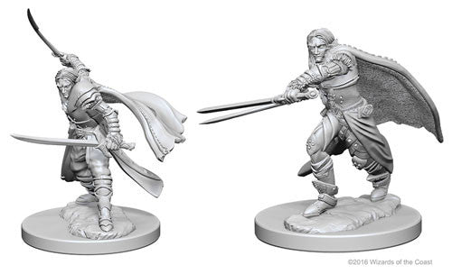 Unpainted D&D Miniature: Elf Ranger (Male)