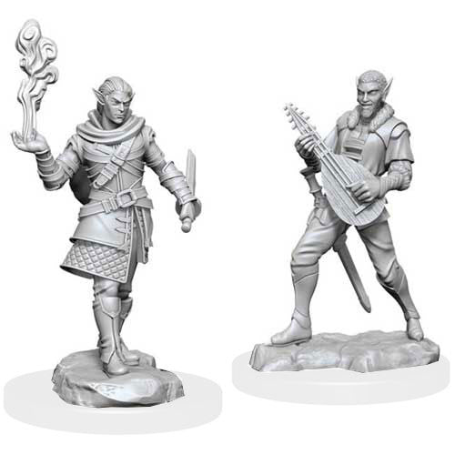 Critical Role Miniature: Pallid Elf Rogue and Bard