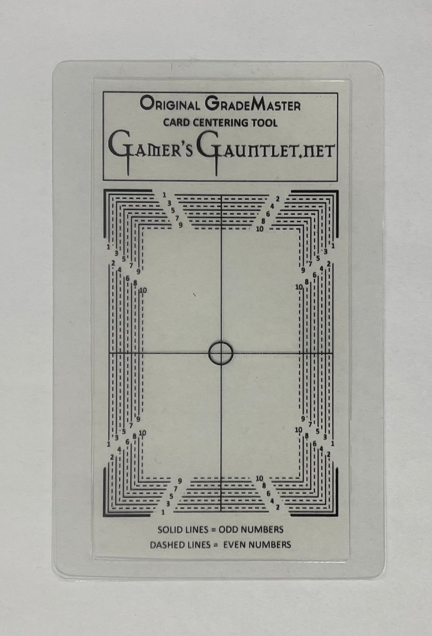 PSA submission - using the GradeMaster card centering tool - sample 02 