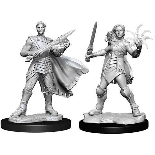 Unpainted Magic Miniatures: Rowan and Will Kenrith